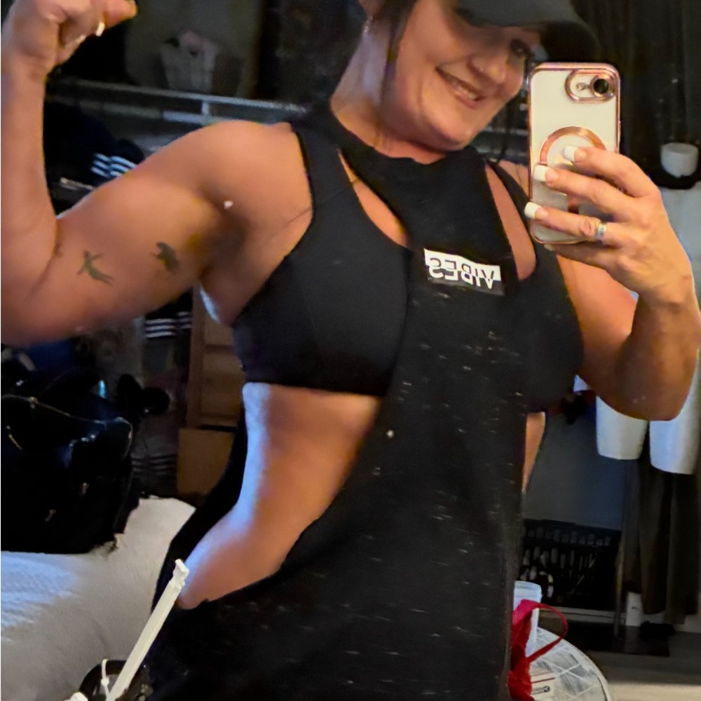 Black Sleeveless Women's Top